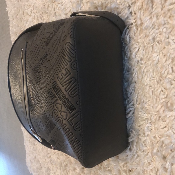 Love Moschino Gray backpack logo embossed - Picture 4 of 10